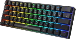 Клавиатура Оклик K713X механическая черный USB Multimedia for gamer LED