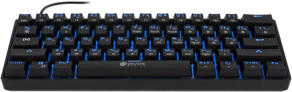 Клавиатура Оклик K713X механическая черный USB Multimedia for gamer LED