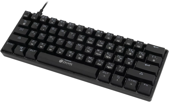 Клавиатура Оклик K713X механическая черный USB Multimedia for gamer LED