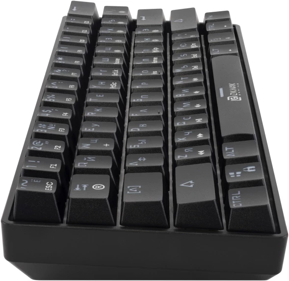 Клавиатура Оклик K713X механическая черный USB Multimedia for gamer LED