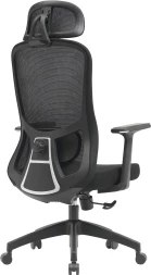 Кресло Cactus CS-MC515-BK черный сиденье черный сетка/ткань с подголов. крестов. пластик пластик черный