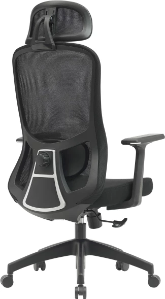 Кресло Cactus CS-MC515-BK черный сиденье черный сетка/ткань с подголов. крестов. пластик пластик черный