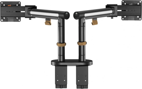 Кронштейн для мониторов Ultramounts UM727B черный 17&amp;quot;-32&amp;quot; макс.9кг крепление к столешнице поворот и наклон