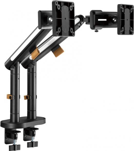 Кронштейн для мониторов Ultramounts UM727B черный 17&amp;quot;-32&amp;quot; макс.9кг крепление к столешнице поворот и наклон