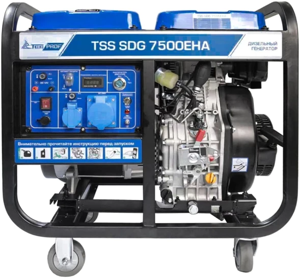 Генератор ТСС SDG 7500EH3A 7.5кВт