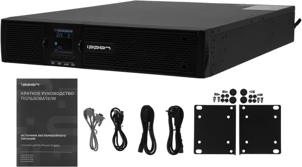 Источник бесперебойного питания Ippon Innova RTB 3000 2700Вт 3000ВА черный
