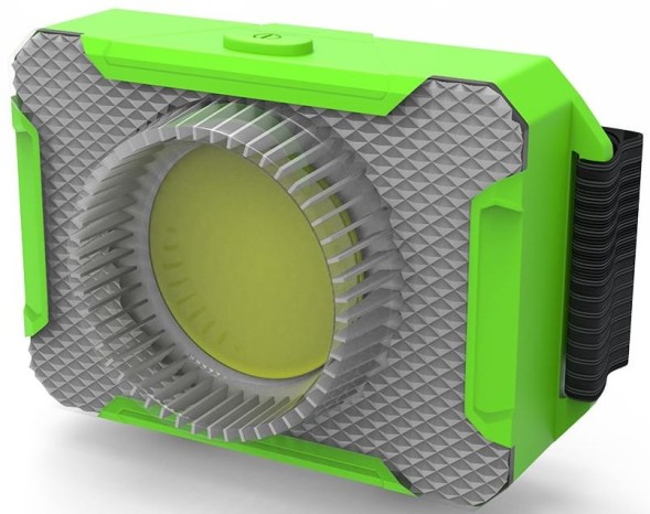 Фонарь налобный Gauss GFL305 зеленый 3Вт лам.:светодиод. AAAx3 (GF305)