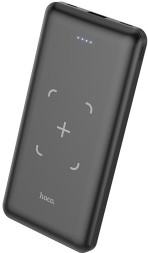 Мобильный аккумулятор Hoco J50 Surf 10000mAh 5W 2A USB-A беспров.зар. черный