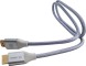 Кабель аудио-видео Cactus CS-HDMI.2.1-1 HDMI (m)/HDMI (m) 1м. позолоч.конт. серебристый