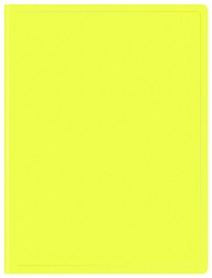 Папка с 10 прозр.вклад. Бюрократ Double Neon DNE07V10YEL A4 пластик 0.7мм желтый