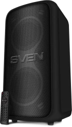 Колонка порт. Sven PS-1000 черный 160W 1.0 BT/3.5Jack 10м 8000mAh (SV-022686)