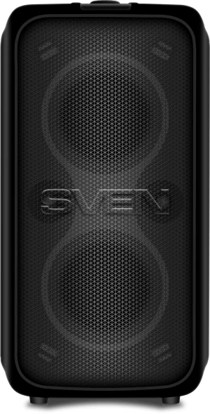 Колонка порт. Sven PS-1000 черный 160W 1.0 BT/3.5Jack 10м 8000mAh (SV-022686)