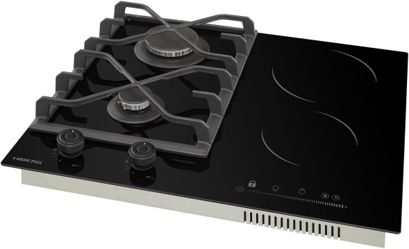 Газовая варочная поверхность Hiberg VM 6021 B черный