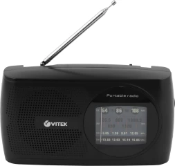 Радиоприемник настольный Vitek VT-3587 черный
