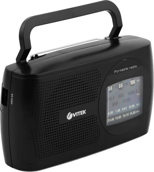 Радиоприемник настольный Vitek VT-3587 черный