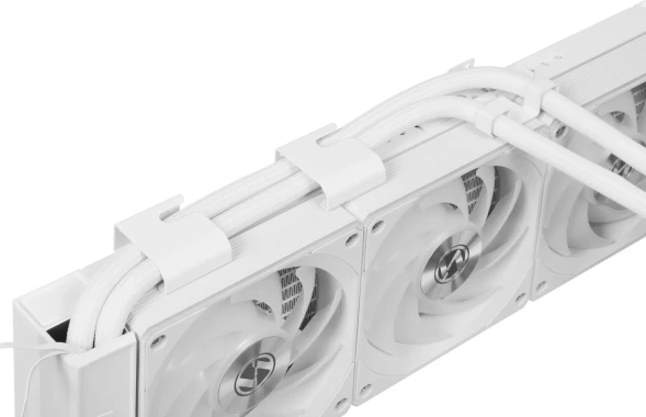 Система водяного охлаждения Lian-Li HydroShift II LCD-C 360CL ARGB Soc-AM5/AM4/1700/1851 белый 4-pin 31dB Al+Cu LCD Ret (G89.GHS2LCD36RW.R0)