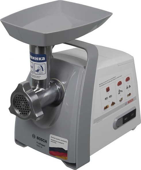 Мясорубка Bosch ProPower MFW45020 1600Вт белый/серый