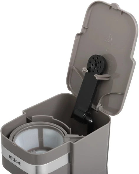 Кофеварка капельная Kitfort КТ-7316 750Вт коричневый/нержавеющая сталь