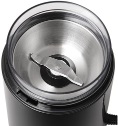 Кофемолка Kitfort КТ-1314 150Вт сист.помол.:ротац.нож вместим.:60гр черный