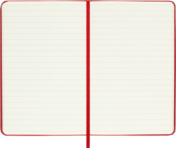 Блокнот Moleskine CLASSIC MM710R Pocket 90x140мм 192стр. линейка твердая обложка красный
