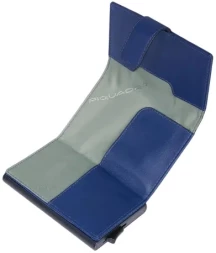 Чехол для кредитных карт Piquadro S137 PP5649S137R/BLU синий металл