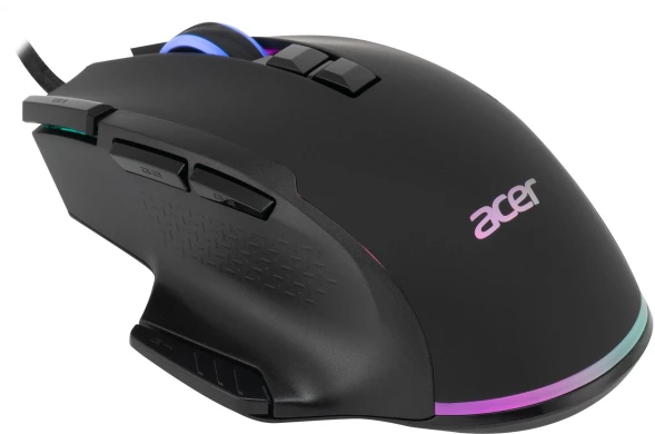 Мышь Acer OMW180 черный оптическая (6400dpi) USB (9but)