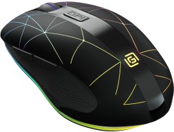Мышь Оклик 976GW черный оптическая (3200dpi) беспроводная USB (6but)