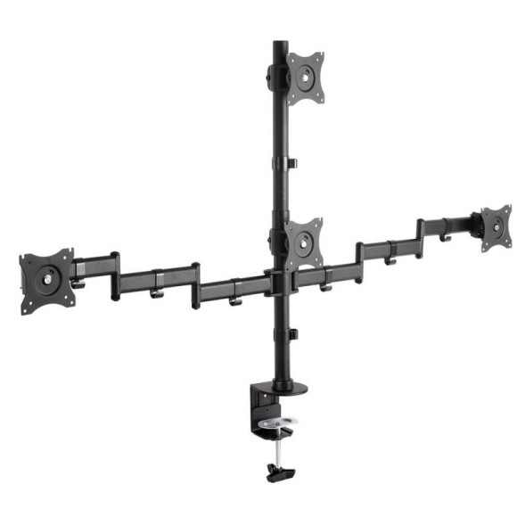 Кронштейн для мониторов Arm Media LCD-T16 черный 15&amp;quot;-27&amp;quot; макс.40кг настольный поворот и наклон верт.перемещ.