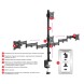 Кронштейн для мониторов Arm Media LCD-T16 черный 15&amp;quot;-27&amp;quot; макс.40кг настольный поворот и наклон верт.перемещ.