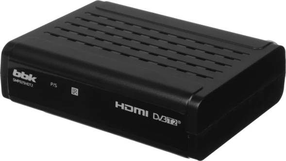 Ресивер DVB-T2 BBK SMP025HDT2 черный