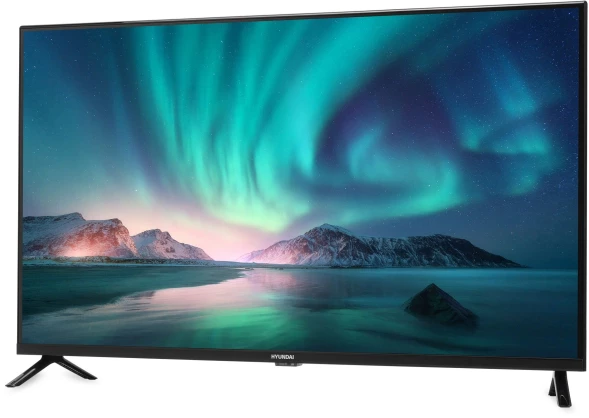Телевизор LED Hyundai 40&amp;quot; H-LED40BS5002 Android TV Frameless черный FULL HD 60Hz DVB-T2 DVB-C DVB-S DVB-S2 USB WiFi Smart TV