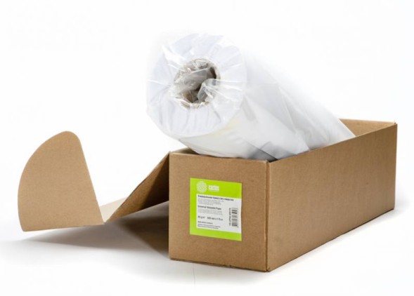 Бумага Cactus CS-LFP80-620175 A1+ 620мм-175м/80г/м2/белый CIE171% инженерная бумага втулка:76.2мм (3&amp;quot;)