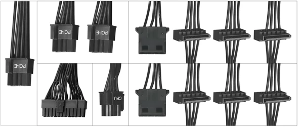 Блок питания Digma ATX 700W DPSU-700W-WH 80 PLUS WHITE (20+4pin) APFC 120mm fan 6xSATA RTL