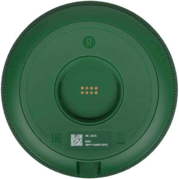 Умная колонка Yandex Станция Мини 3 Про Алиса зеленый 18W 1.0 BT/Wi-Fi (YNDX-00059GRN)