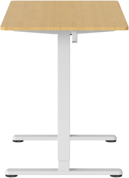 Стол для компьютера Cactus CS-ED-WTBAM столешница бамбук бежевый каркас белый 120x71x60см