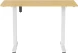 Стол для компьютера Cactus CS-ED-WTBAM столешница бамбук бежевый каркас белый 120x71x60см