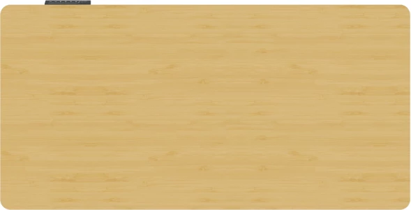 Стол для компьютера Cactus CS-ED-WTBAM столешница бамбук бежевый каркас белый 120x71x60см