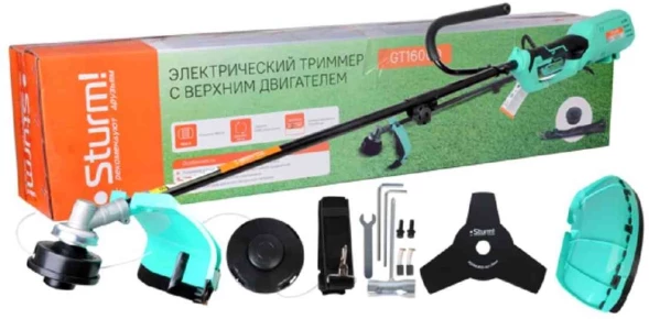 Триммер электрический Sturm! GT1600D 1600Вт разбор.штан. реж.эл.:леска/нож