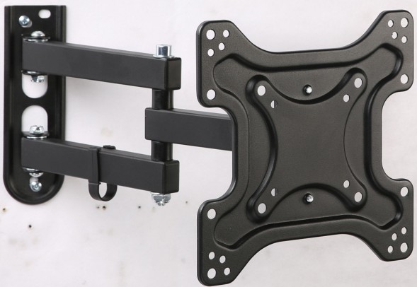 Кронштейн для телевизора Hama R1 118155 черный 19&amp;quot;-48&amp;quot; макс.25кг настенный поворотно-выдвижной и наклонный