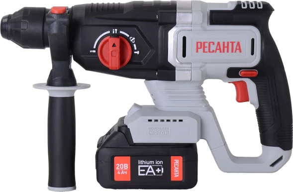 Перфоратор Ресанта АП-20Li/4 патрон:SDS-plus уд.:3.2Дж аккум. (кейс в комплекте)