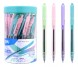 Ручка шариков. автоматическая Deli Arrow EQ03236-1 прозрачный/ассорти d=0.7мм син. черн. (1шт) ассорти