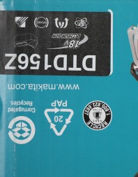 Шуруповерт Makita DTD156Z аккум. патрон:шестигр.1/4&amp;quot;