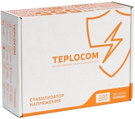 Стабилизатор напряжения Бастион Teplocom ST-222/500-И Space Technology 150Вт 200ВА серебристый