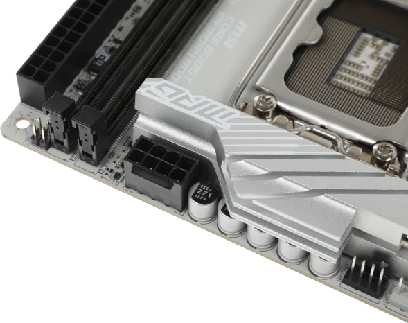 Материнская плата MSI MPG Z890I EDGE TI WIFI Soc-1851 Intel Z890 2xDDR5 mini-ITX AC`97 8ch(7.1) 5Gigabit RAID+HDMI