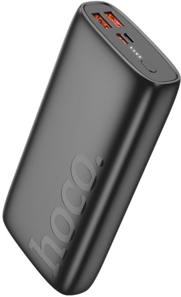Мобильный аккумулятор Hoco J122A Respect 20000mAh QC/PD 22.5W 3A USB-A/USB-C черный