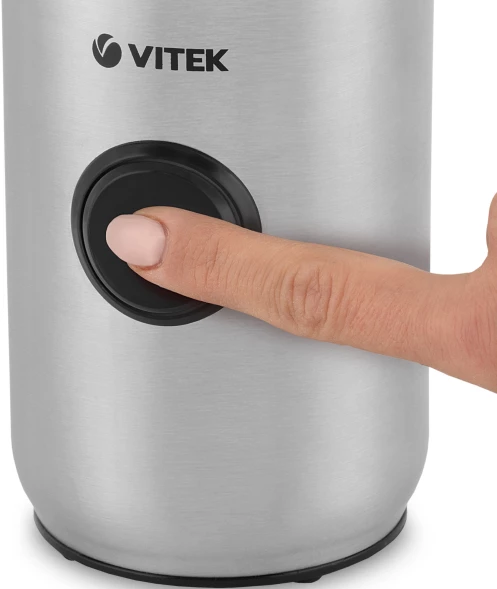 Кофемолка Vitek VT-7123 150Вт сист.помол.:ротац.нож вместим.:50гр стальной