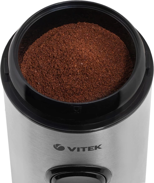 Кофемолка Vitek VT-7123 150Вт сист.помол.:ротац.нож вместим.:50гр стальной