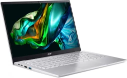 Ноутбук Acer Swift Go 14 SFG14-41-R466 Ryzen 5 7530U 8Gb SSD512Gb AMD Radeon Graphics 14&amp;quot; IPS FHD (1920x1080) Windows 11 Home silver WiFi BT Cam (NX.KG3CD.001)
