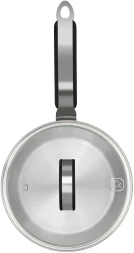 Ковш Rondell Brando RDS-1803 1.3л. d=16см (с крышкой) стальной