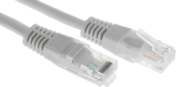 Патч-корд Rexant 18-8001 UTP RJ-45 вил.-вилка RJ-45 кат.5E 0.5м серый LSZH